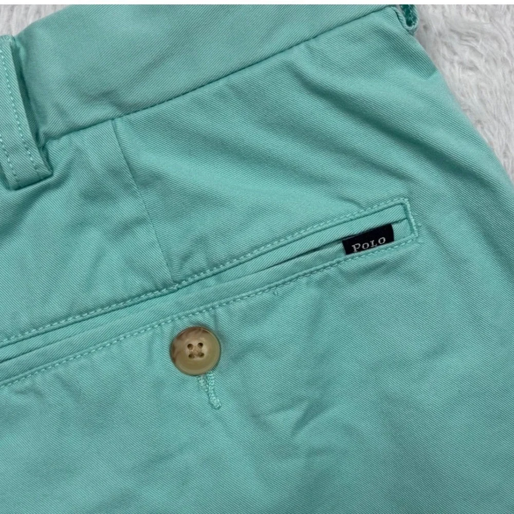 Polo Ralph Lauren Shorts Chinos Mens 40 Mint Green Stretch Classic Golf Preppy